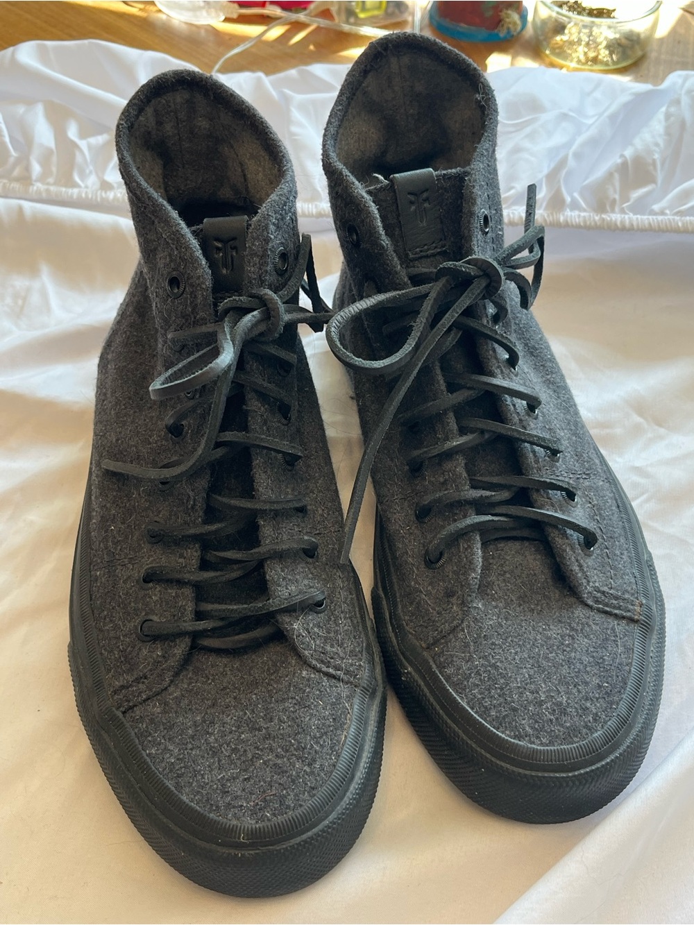 Frye Men’s Gray Wool Chukka Boots